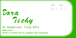 dora tichy business card