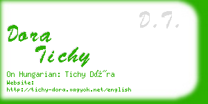 dora tichy business card